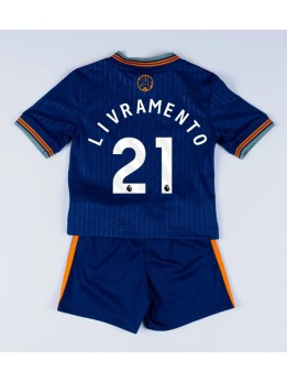 Newcastle United Tino Livramento #21 Replika Tredje Kläder Barn 2025-26 Kortärmad (+ byxor)